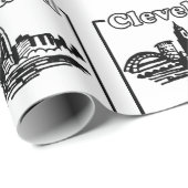 Cleveland Cadeaupapier (Rol Hoek)