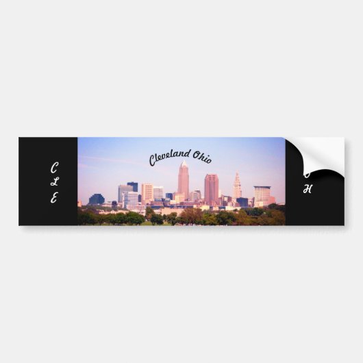 Cleveland City Bumpersticker (Voorkant)