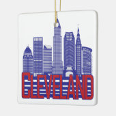 Cleveland City Colors Double-Sided Ornament (Links)