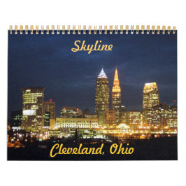 Cleveland City Uitzichten Calendar Kalender
