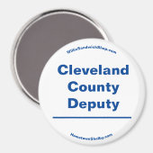 Cleveland County Deputy magneet (Voorkant / Achterkant)