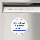 Cleveland County Sheriff magneet (Insitu (Vaatwasser))