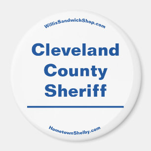 Cleveland County Sheriff magneet