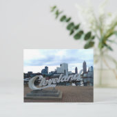 Cleveland Cript Sign, North Coast Habor Briefkaart (Staand voorkant)