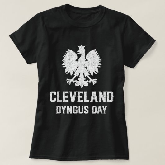 Cleveland Dyngus Day Poolse rots Polska erfgoed T-shirt (Design voorkant)