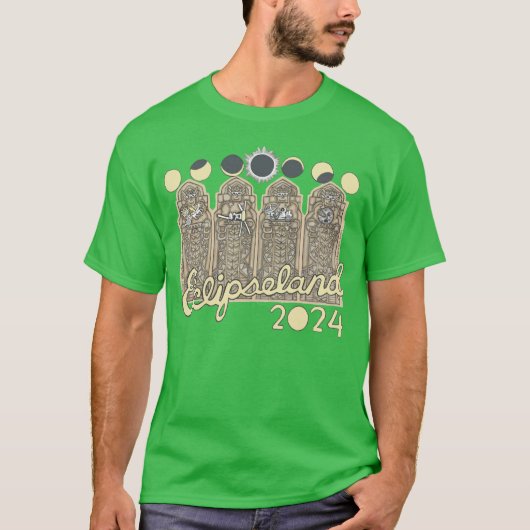 Cleveland Eclipseland T-shirt (groen) (Voorkant)
