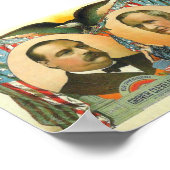 Cleveland en Hendricks presidentiële campagne 1884 Poster (Hoek)