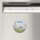 Cleveland Essence (River Bank View) magneet (Insitu (Vaatwasser))