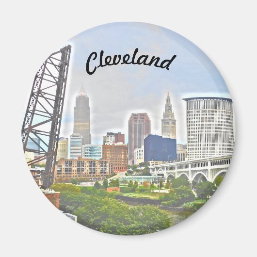Cleveland Essence (River Bank View) magneet (Voorkant)