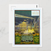 Cleveland Exposition 1909 Poster Briefkaart (Voorkant / Achterkant)