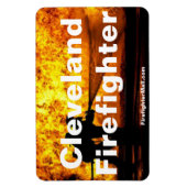 Cleveland Firefighter Vlamt flexibele magneet (Verticaal)