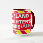 CLEVELAND FIREFIGHTER'S BETER HALF WIFE MOK (Voorkant rechts)