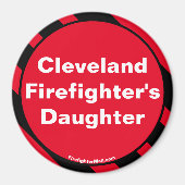 Cleveland Firefighter's Daughter magnet (Voorkant)