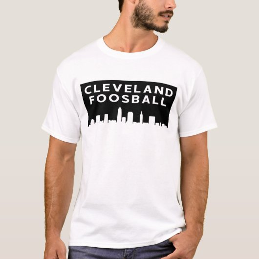 Cleveland Foosball Skyline T-shirt (Voorkant)