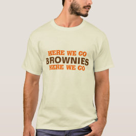 CLEVELAND FOOTBALL...Hier gaan we naar Brownies... T-shirt