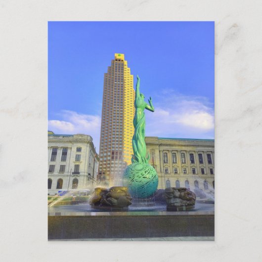 Cleveland - Fountain of Eternal Life Briefkaart (Voorkant)