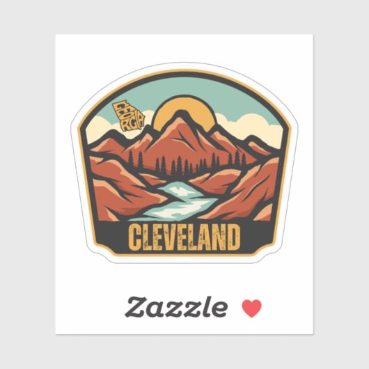 Cleveland, Georgia Sticker (Vel)