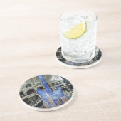 Cleveland Guitar III Zandsteen Onderzetter (Zijkant)