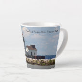 Cleveland Harbor Main Entrance Light latte mok (Rechterhoek)