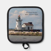 Cleveland Harbour Main Entrance Lichte pot houder (Voorkant)