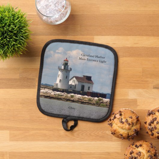 Cleveland Harbour Main Entrance Lichte pot houder (Top down)