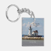 Cleveland Harbour Main Entrance Light key chain Sleutelhanger (Voorkant Links)