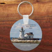 Cleveland Harbour Main Entrance Light key chain Sleutelhanger (Voorkant)