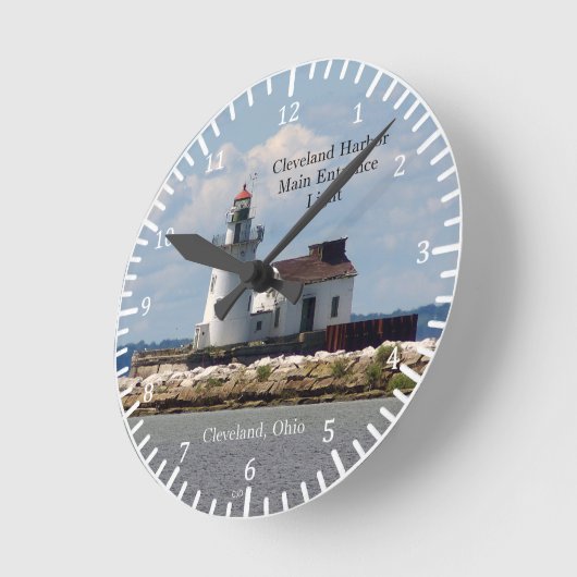 Cleveland Harbour Main Entrance Light klok (Hoek)