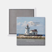 Cleveland Harbour Main Entrance Light magnet (Voorkant / Achterkant)