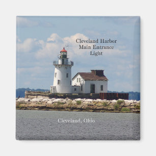 Cleveland Harbour Main Entrance Light magnet