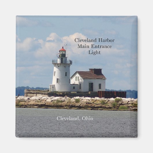 Cleveland Harbour Main Entrance Light magnet (Voorkant)