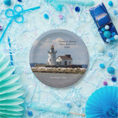 Cleveland Harbour Main Entrance Light paper bord (Feest)