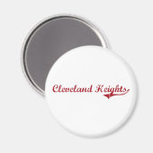 Cleveland Heights Ohio Classic Design Magneet (Voorkant / Achterkant)