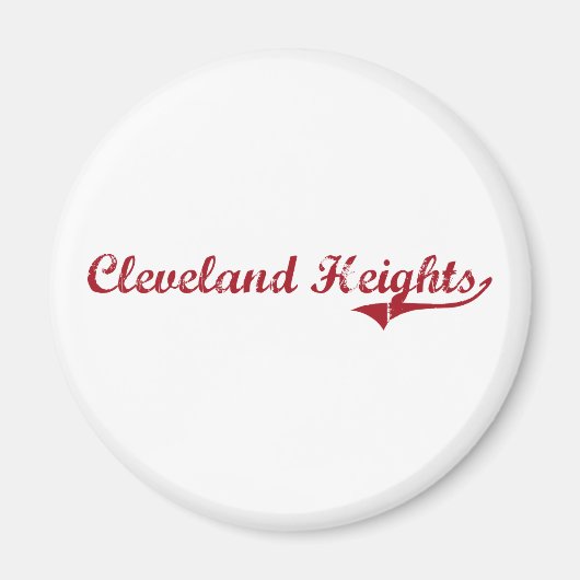 Cleveland Heights Ohio Classic Design Magneet (Voorkant)