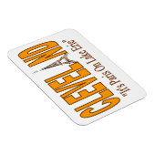 Cleveland, het is Paris On Lake Erie Magnet Magneet (Rechterzijde)