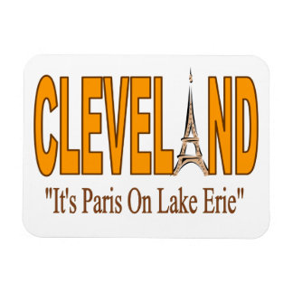Cleveland, het is Paris On Lake Erie Magnet Magneet