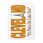 Cleveland, het is Paris On Lake Erie Magnet Magneet (Verticaal)