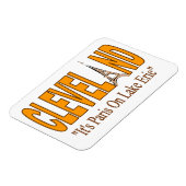 Cleveland, het is Paris On Lake Erie Magnet Magneet (Linkerzijde)