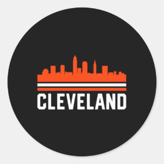 Cleveland Home Skyline Ronde Sticker