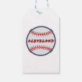 Cleveland Hometown Indian Tribe for Baseball Fans Cadeaulabel (Achterkant)