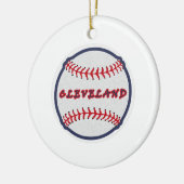 Cleveland Hometown Indian Tribe for Baseball Fans Keramisch Ornament (Links)