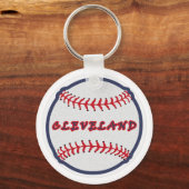 Cleveland Hometown Indian Tribe for Baseball Fans Sleutelhanger (Voorkant)