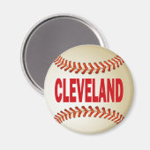 CLEVELAND HONKBAL MAGNEET (Voorkant / Achterkant)