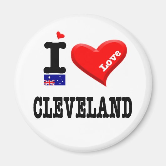 CLEVELAND - I Love Magneet (Voorkant)
