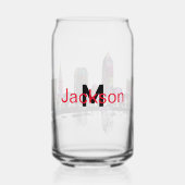 Cleveland in graffiti met monogram blikvorm glas (Achterkant)