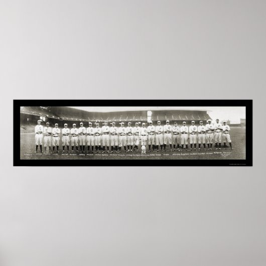 Cleveland Indians Ohio Foto 1916 Poster (Voorkant)