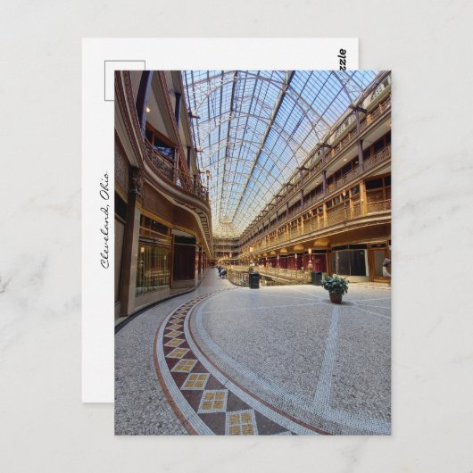 Cleveland - Inside the Arcades Briefkaart (Voorkant / Achterkant)