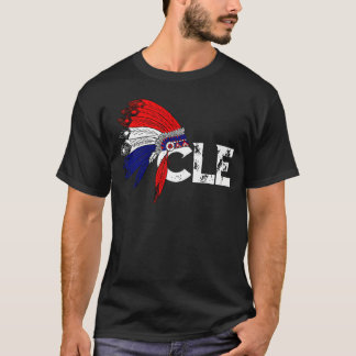 Cleveland Iroqios Indian Tribe Tshirt voor mannen