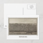 Cleveland, kaart van Ohio (Voorkant / Achterkant)