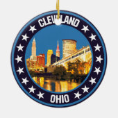 Cleveland Keramisch Ornament (Achterkant)